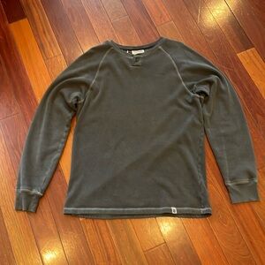 Men’s charcoal grey sweatshirt, size medium.